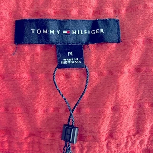 Tommy Hilfiger Coral 🌺 Tunic Top with Lace Detail - Picture 3 of 6